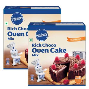 Pillsbury Oven Cake Mix, Rich Choco, 285 gm x Pack of 2