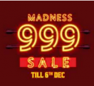 Brand Factory “Madness 999” Sale- Buy Products Worth ₹2499 in Just ₹999