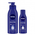 NIVEA Nourishing Lotion Body Milk, 400ml and NIVEA Nourishing Lotion Body Milk, 120ml