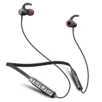 Flybot Blaze Bluetooth Wireless in-Ear Neckband Earphone with Qualcomm’s CSR Chipset, Immersive Stereo Sound and Hands Free Mic (Black)