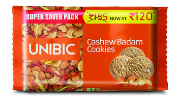 [Buy 5 Get 200 Cashback] Unibic Cashew Badam Cookies, 500 g