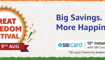 Amazon Great Freedom Festival Sale Offers: 5th to 9th August 2021