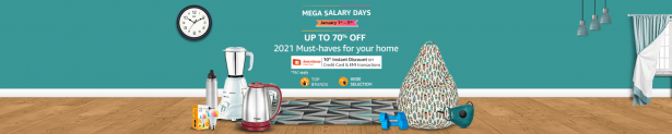 Amazon Mega Salary Days 1st-3rd Feb,2021
