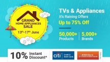 Flipkart: Grand Home Appliances Sale 13th – 17th June.
