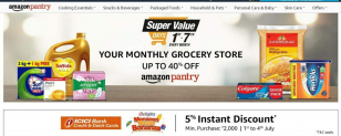 Amazon Wow Salary  Sale : Days 1st –7th October [Pantry Deals]