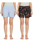 Longies Womens Pack of 2 Regular Rayon Shorts