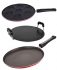Nirlon Non-Stick Aluminium 3 Piece Gas Compatible Cookware Utencil Combo Set